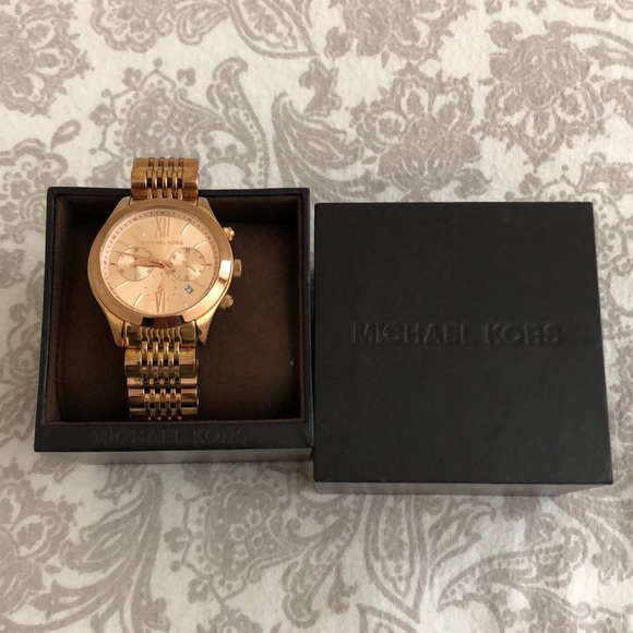 Rose Gold Michael Kors Watch - Picture 6 of 6